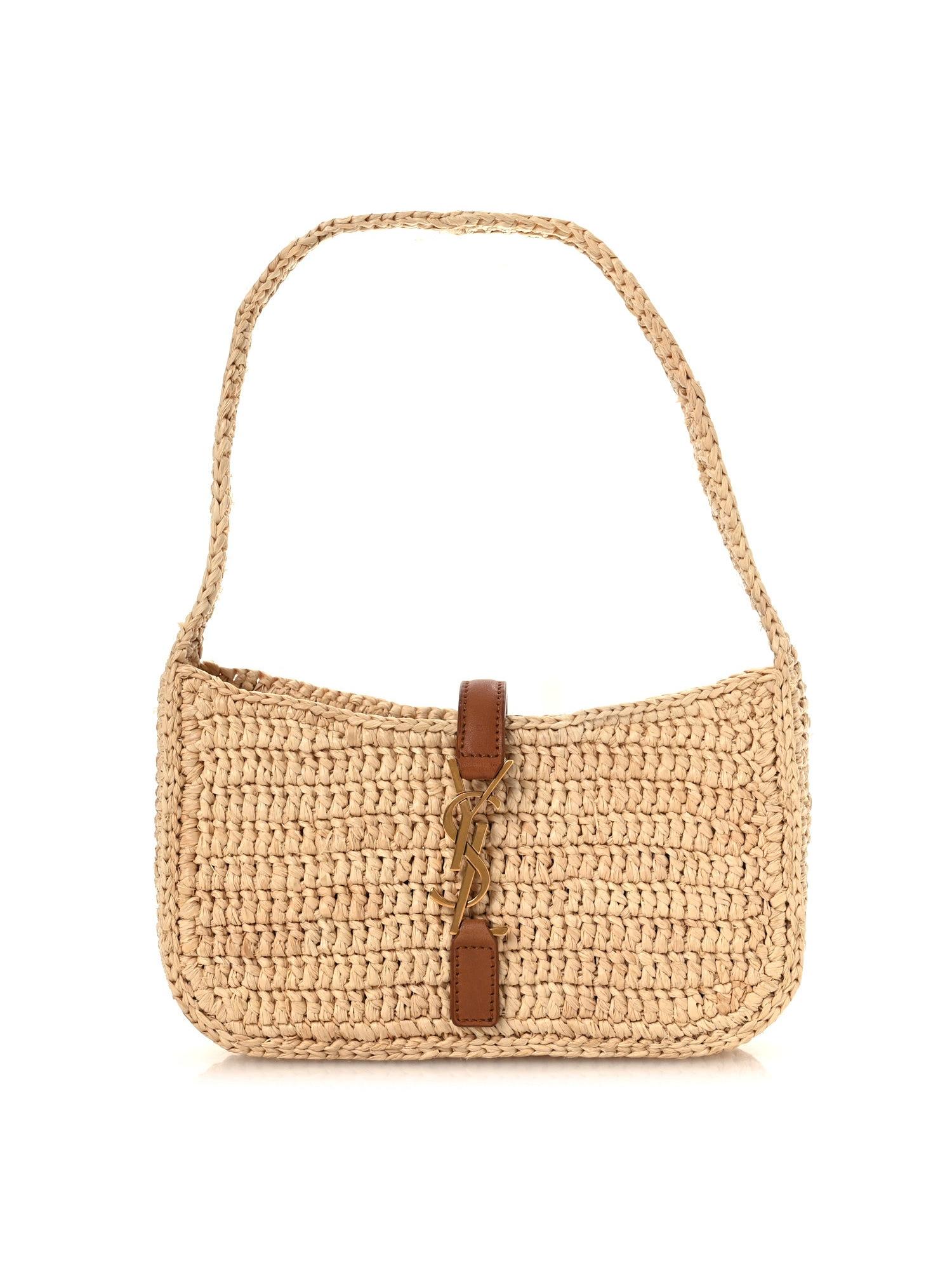 Saint Laurent Raffia Calfskin Le 5 A 7 #319644s12b